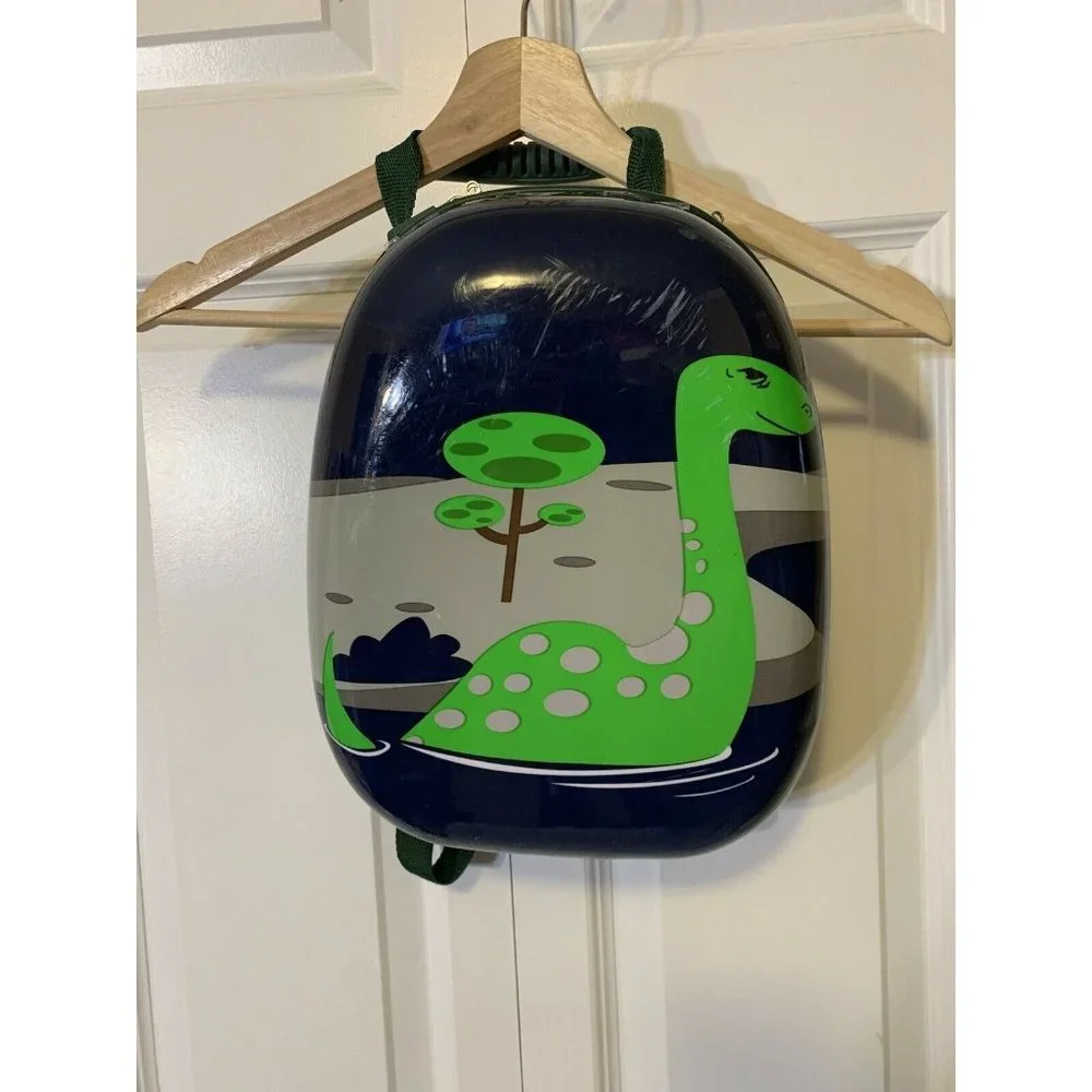 Blue Dino Small Backpack Shell Green‎